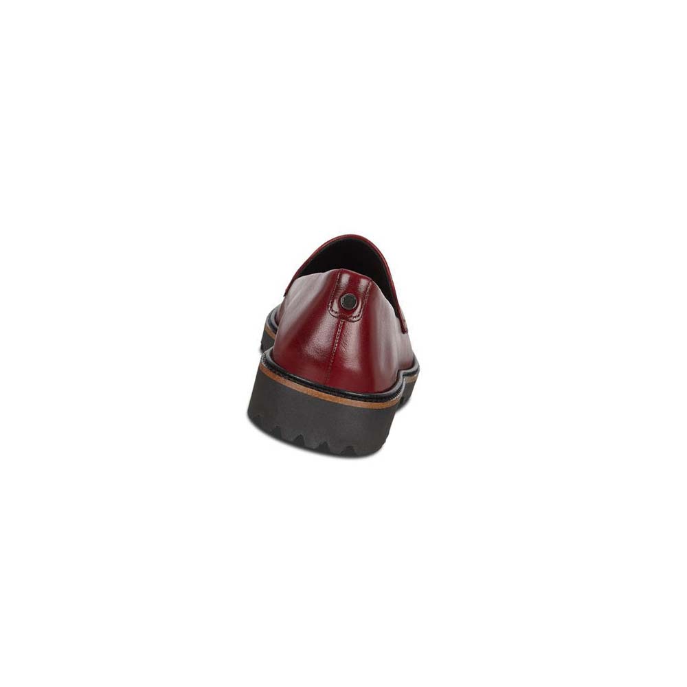 Women's Ecco Incise Tailored Dress Shoes Burgundy | Canada 101HAP